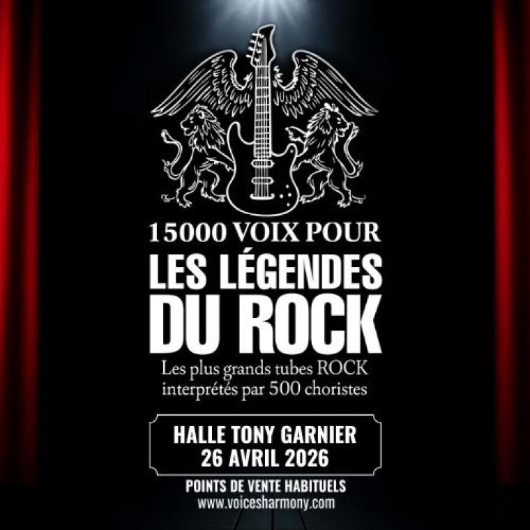 15000 VOIX POUR LES LEGENDES DU ROCK